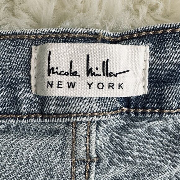 Nicole Miller Soho High Rise Ankle Slim Jeans 10 (31x26) Blue Stretch Womens - Picture 4 of 9